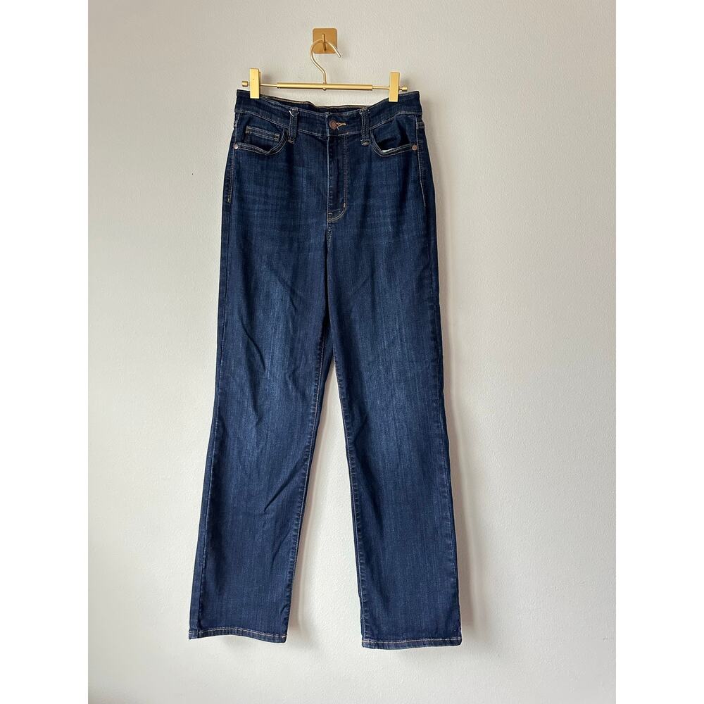 Judy Blue High Rise Straight Leg Jeans Dark Wash Stretch Size 7/28